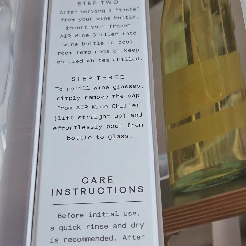 Corkcicle freezable bottle